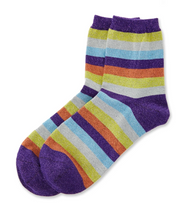 Load image into Gallery viewer, MULTICOLOR STRIPED LUREX