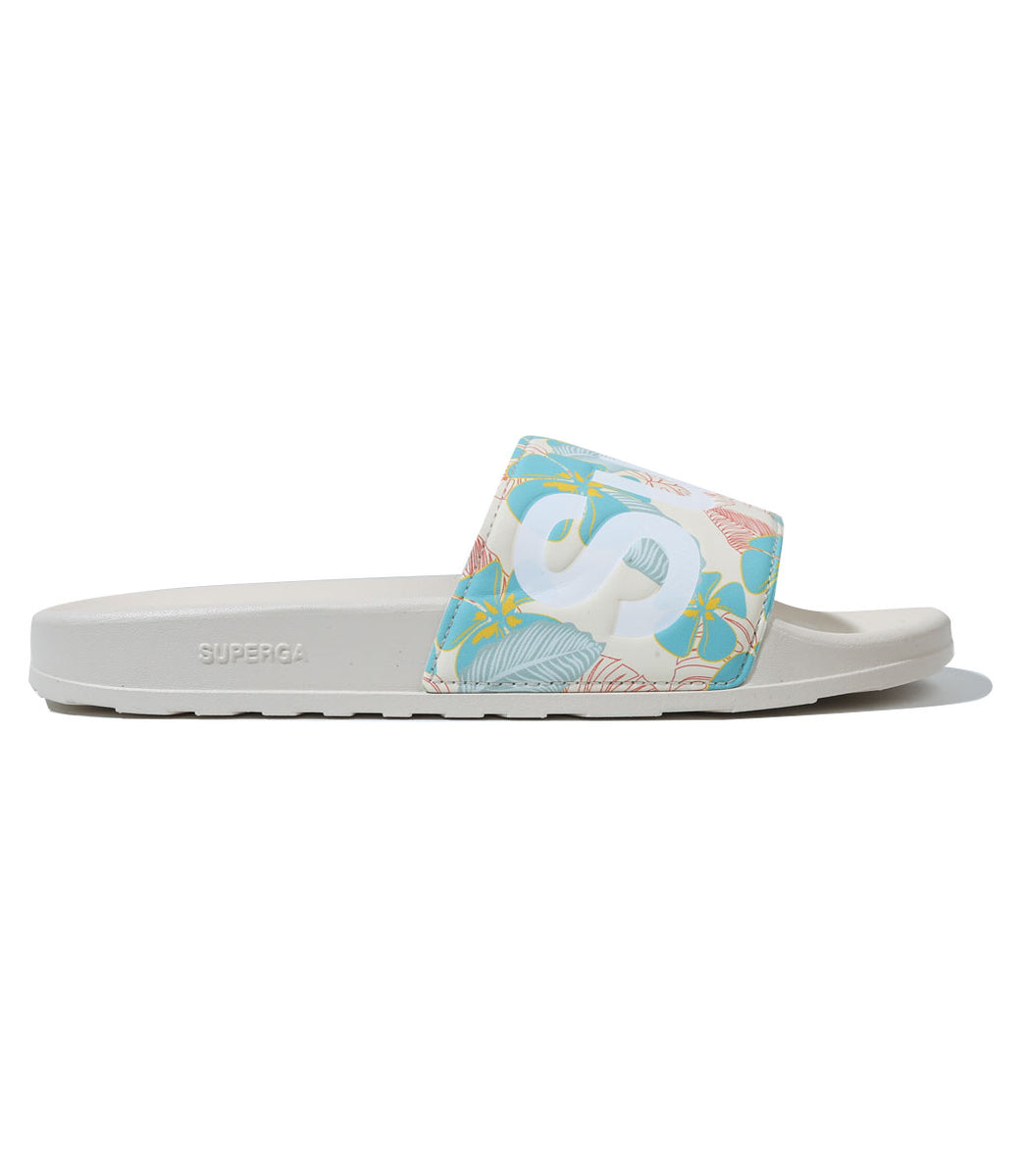 1908 SLIDES HIBISCUS PRINT POLYSOFT – Superga Indonesia