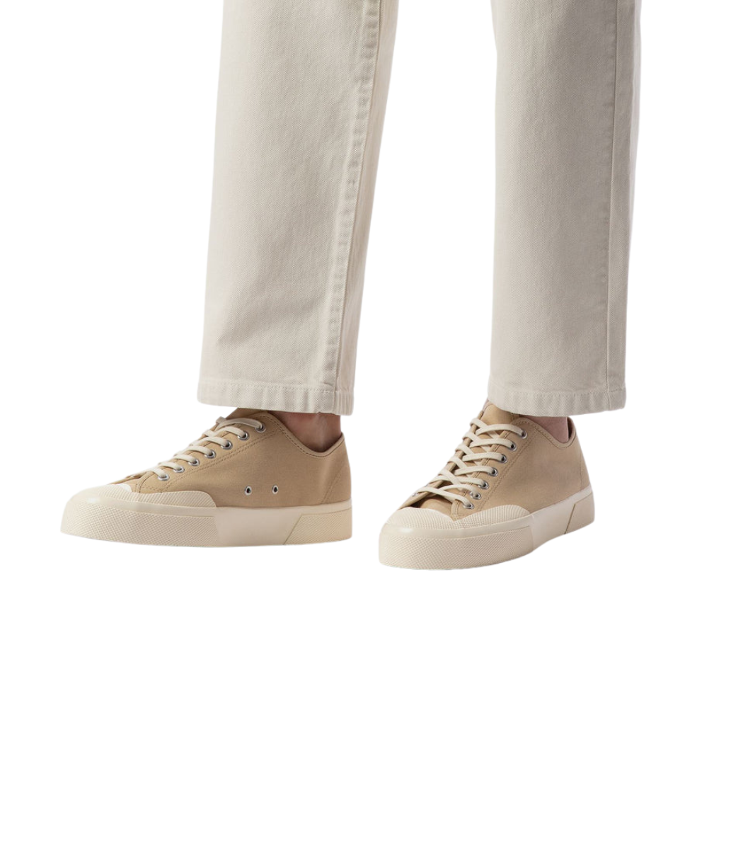 2432 WORKS LOW CUT COTTON CANVAS