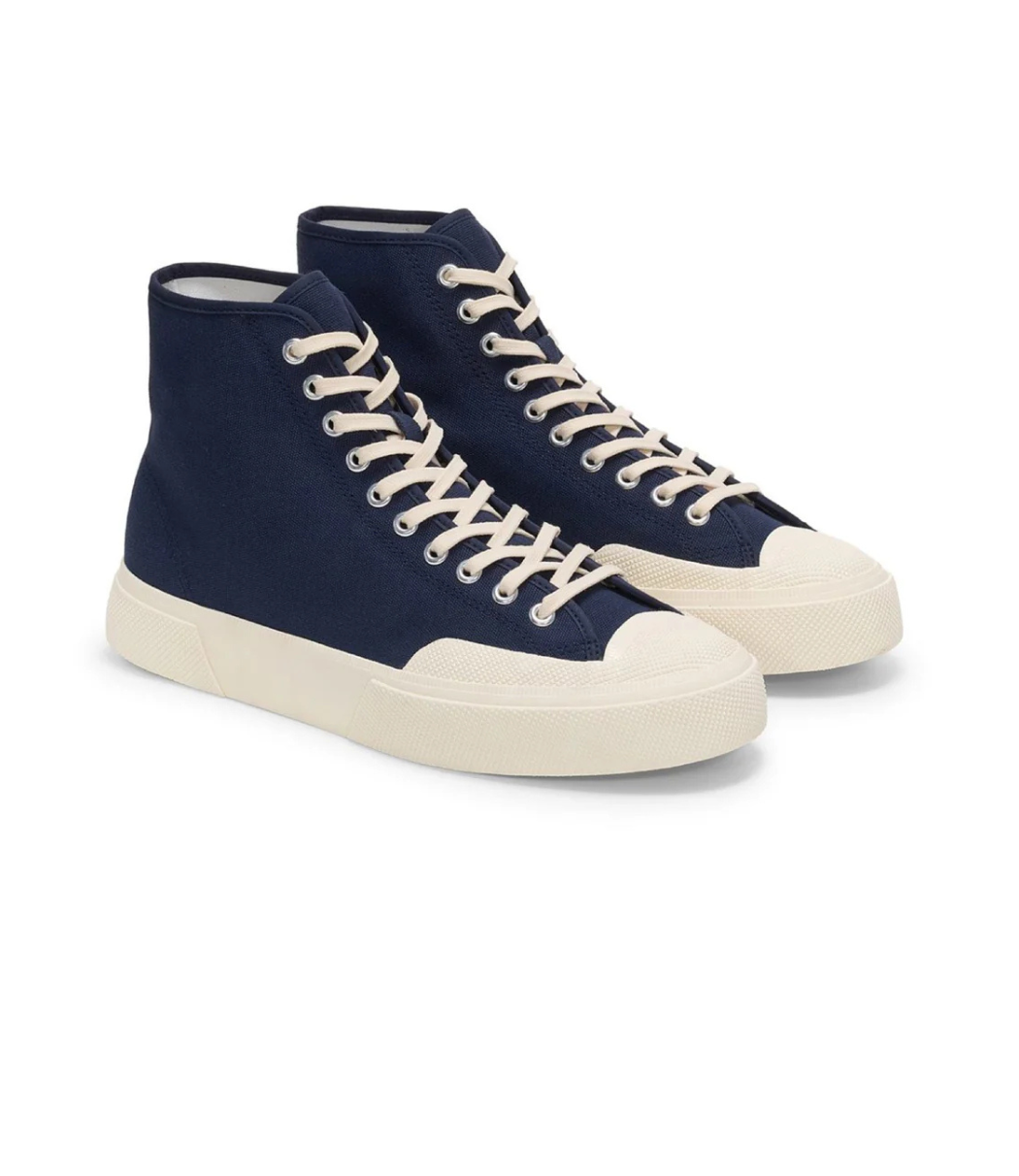 2433 WORKS HIGH CUT COTTON CANVAS