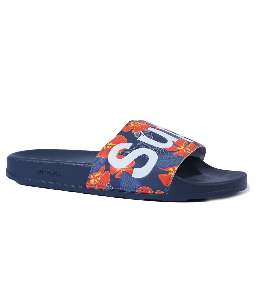 1908 SLIDES HIBISCUS PRINT POLYSOFT – Superga Indonesia