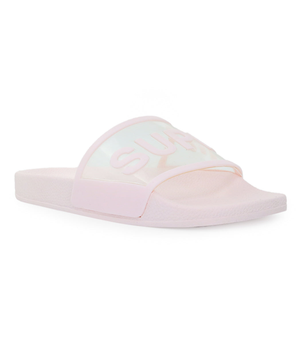 Pink best sale slides clear